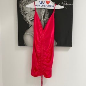 Lucy in the sky red mini dress size xs new without tags